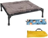 Portable Indoor Dog Bed | Pet Hammock Bed | Outdoor Dog Bed, Elevated Cooling Dog Bed Suitable for Indoor and Outdoor Placement Washable Mesh Pet Camping Bed Best Gifts for Pet Dog and Cat