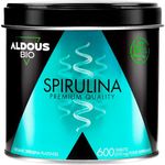 600 Organic SPIRULINA Tablets - 3000mg per Daily Dose | Satiating, Detox - 100% Natural Energy Tablets | Spirulina Powder - Immune System Booster | Rich in Protein, Vitamins - Plastic Free, Made in EU