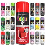 Classic Signature - 1 x All Purpose Crimson Red Aerosol Spray Paint 400ml Quick Drying Spray,Fast Dry and Excellent Coverage for Metal, Wood, Plastic and More