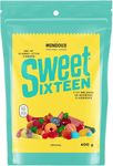 Sweet Sixteen Original Candy – Classic Mix of Sweet and Sour-Coated Gummies – 400g per Pack, Peanut & Nut-Free Candies, Soft, Chewy, and Always Fresh