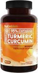 BioEmblem Turmeric Curcumin Supplement with BioPerine | Joint Support & Heart Health | with Organic Turmeric Powder & 95% Curcuminoids Extract | California Made, Non-GMO, 30-Day Supply