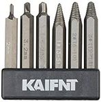 KAIFNT K457 Damaged/Stripped Screw Extractor Bit Kit, Screw Remover Set, Quick-Change 1/4-Inch Hex Shank, 6-Piece