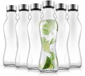 JoyJolt Spring Glass Water Bottles 