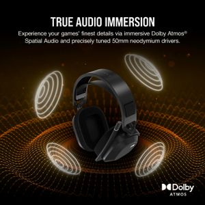 Corsair HS80 MAX Wireless Gaming Headset – Steel Grey