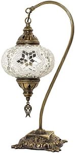Mosaïque Lampes table et chevet - Superbe Style Marocain-Turque Lampes table et chevet, Série Swan Neck
