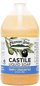 Vermont Soap Liquid Castile Soap (Unscented, 64oz)