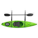 Single Kayak Rack - 55lb Capacity Wall or Ceiling Storage Straps for Surfboards, Paddleboards, SUP, or Canoe - Adjustable Kayak Hanger by RAD Sportz