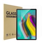 Simpeak 2 Pack Screen Protector Compatible with Samsung Galaxy Tab S5e / S6 10.5, Tempered Glass Film clear Screen Protectors Replacement for Samsung Tab S5e 10.5 SM-T720/SM-T725