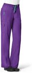 Carhartt Women's Cross-Flex Utility Scrub Pant, Electric Violet, Small