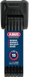 ABUS Bordo Granit XPlus 6500/85 ST folding lock with lock pouch - Hardened steel bike lock - security level 15 - 85 cm - Black