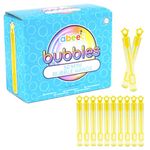 abeec 50 Mini Bubble Wands - Party Bag Fillers For Kids - Bubbles For Kids - Bubbles Party Bag Fillers - Mini Bubbles For Party Bags - Bubble Wands For Kids Multipack - Kids Party Games - Bubbles