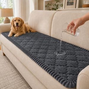 NILUOH Couch Cover for Dogs, Water Resistant Non Slip Sofa Protector