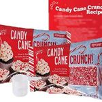 Candy Cane Peppermint Crunch - 2pk 10oz Bags, 1 Plastic Scoop, & 1 New Recipe Card For 2020 - Crushed Peppermint Candy Canes Topping - Christmas Candy Dessert Topping