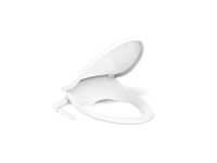 KOHLER K-5724-0 Puretide Elongated Manual Bidet Toilet Seat, White with Quiet-Close Lid and Seat, Adjustable Spray Pressure and Position, Self-Cleaning Wand, No Batteries or Electrical Outlet Needed