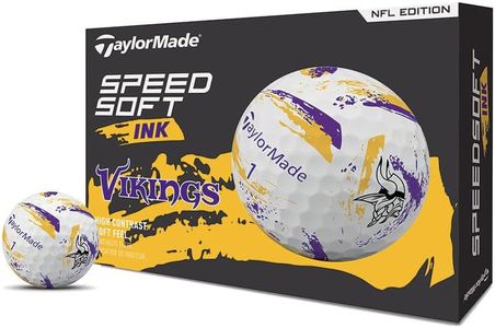 TaylorMade Golf Speed Soft Ink NFL Minnesota Vikings Dozen