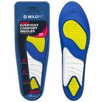 Boldfit Insole For Shoes Men Shoe Insoles For Men Sole For Shoe Shoe Sole For Men Insoles For Women Flat Foot Insoles For Men Shoes Sole For Men Gel Insoles For Men And Women Trim To Fit - Uk 3-7