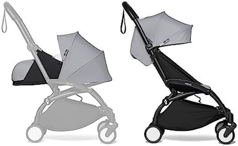 BABYZEN YOYO2 Complete Stroller - Includes Stone 0+ Newborn Pack, Black Frame & Stone 6+ Color Pack - Suitable for Children Up to 22 kg
