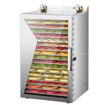Lylunnamsp Food Dehydrator Machine, Commercial Freeze Dryer with 6/8/12/18 Tray, Adjustable Timer & Temperature Control, Stainless Steel Fruit Dryer for Fruit/Vegetable/Meat,18 Layer