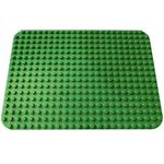 APOSTROPHE Games Building Block Base Plates for Large Blocks 38.1 cm x 26.7 cm Green Baseplate, Compatible with Leading Brands, (1x Green)