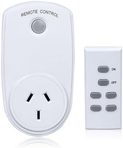 MAX COOL Universal Home Wireless Power Switch Mains Sockets and Remote Controllers AU Plug (1 Plug +1 Remote Control (Without Battery))