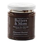 Butters & More Vegan Almond Butter With Hazelnuts, Dark Cocoa & Palm Jaggery (200G). Healthy Chocolate Spread.