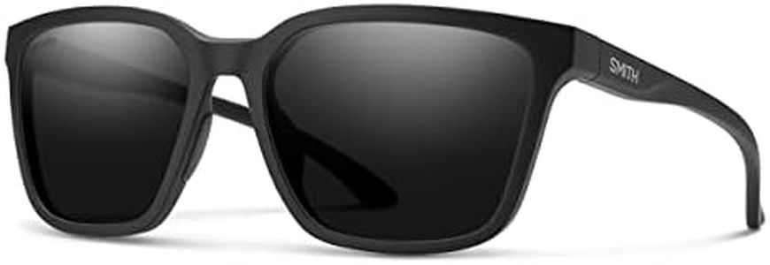 SMITH Shoutout Sunglasses – Performance Sports Active Classic Sunglasses – For Men & Women – Matte Black + Grey Polarized Lenses