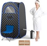 COSTWAY Portable Steam Sauna, Full-