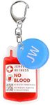 ASVP Shop Jehovah's Witness No Blood Transfusion Key Chain, Ministry Supplies for JW Gifts