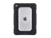 Griffin GB43623 Survivor All-Terrain Silicone/PET Protective Case for Apple 9.7-Inch iPad - Black, Black/Clear