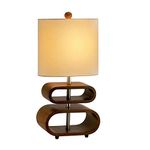 Adesso 3202 Rhythm Table Lamp Walnut 15