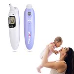 BPL Medical Technologies Accudigit IR-D2 Non Contact Infrared Thermometer - Fast & Accurate Forehead Thermometer for Adults & Kids (White)