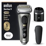 Braun Series 9 PRO+ Electric Shaver For Men, Braun Shavers For Men, 5 Pro Shave Elements & Precision Long Hair ProTrimmer, SmartCare Center, Wet & Dry Electric Razor For Men, 60min Runtime, 9465cc