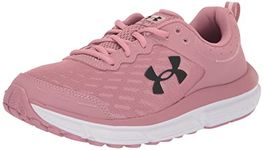 Under Armour Women's Charged Assert 10 D Running Shoe, (600) Pink Elixir/Pink Elixir/Black, 8 Wide