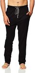 Hanes Men's Solid Knit Sleep Pant, Black, XX-Large