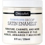 DecoArt Décor Americana Decor Satin Enamels 8oz WarmWht, 8 Fl Oz