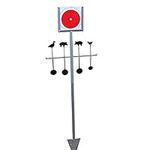 Target House Air Gun Small Caliber Spinner Target & 14cm Paper Target Holder Multipurpose Shooting Target 100 Pcs Paper Target