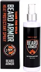 Tame the Wild Beard Straightener with Heat Protectant - Argan Oil, Keratin & Aloe Fortified Spray for Men's Hair & Beard - Large 8.5 Fl Oz Bottle