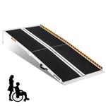 Wheelchair Ramps 5FT, gardhom Extra Wide 31.3'' Portable Antiskid Threshold Ramp 5' for Home Van Car Doorways Steps, Black