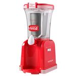 Nostalgia Coca-Cola Frozen Drink Maker and Margarita Machine for Home - 32-Ounce Slushy Maker with Stainless Steel Flow Spout - Easy to Clean and Double Insulated - Red