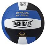 Tachikara Sensi-Tec Composite High Performance Volleyball, Royal/White/Black (SV5WSC.RWB)