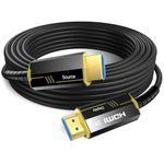 8K HDMI Cable 20M, Ultra High Speed 48Gbps HDMI 2.1 Cable Support 8K@60Hz 4K@120Hz HDR eARC 3D Dolby Atmos HDCP 2.2/2.3 for Laptop, Monitor, PS5, PS4, Xbox One, Fire TV, Apple TV PC