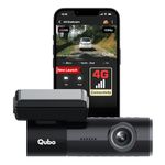 Qubo Dashcam 4G Live by Hero Group | Remote Live View I GPS Tracking & Smart Alerts | 2K QHD Recording | | 140° FOV | Emergency Recording | Wi-Fi & App Control | Supports Upto 1TB SD Card