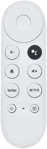 Voice Remote Control Replacement for 2020 Google TV 4K Snow, Fit for 2020 Google Chromecast 4K Snow G9N9N GA01920, with YouTube and Netflix Shortcut Buttons(Remote Only) (G9N9N)