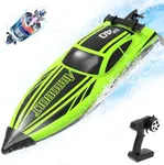 VOLANTEXRC Brushless RC Boats for Adults, 30+MPH Fast Remote Control Boat with 2 Rechargeable Batteries for Lakes, 30+ Mins Full Proportional Boat High Speed RC Boat for Adults (79705)