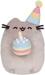 GUND Pusheen Birthday Cake Plush Stuffed Animal Cat, 9.5"