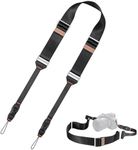 K&F Concept Camera Neck Strap for Photographers with Quick Release, Adjustable Camera Shoulder Sling Strap Compatible for Nikon Canon Sony Olympus DSLR Camera