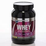 Boditronics Diet Whey Protein Powder with High Protein Blend and High doses of CLA, Vitamins C & E for Lean whey Protein Shake Powder (Banana Split, 900 g)