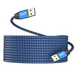 USB to USB Cable 10FT,Durable Braid