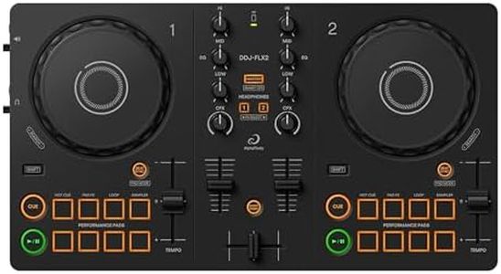 AlphaTheta DDJ-FLX2 Compact 2-Channel DJ Controller