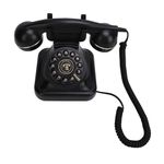 ciciglow Wedding Recorder Audio Guestbook, Antique Telephones with Recording Function Retro Keypad Phone, 8G Capacity Audio Messages Telephone Record (Black), ciciglow9txe1ygu7f-12